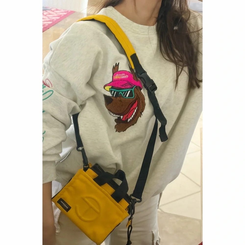 Telfar x Eastpak Small Yellow Utility Bag - Picture 4 of 5